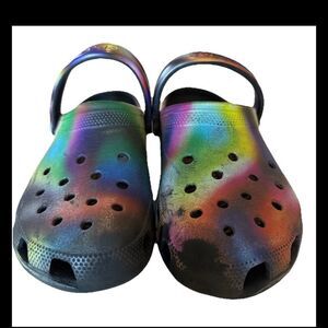 Crocs Women’s Classic Solarized Clogs Slip-On Multicolor Sandal Size 9/Men 7